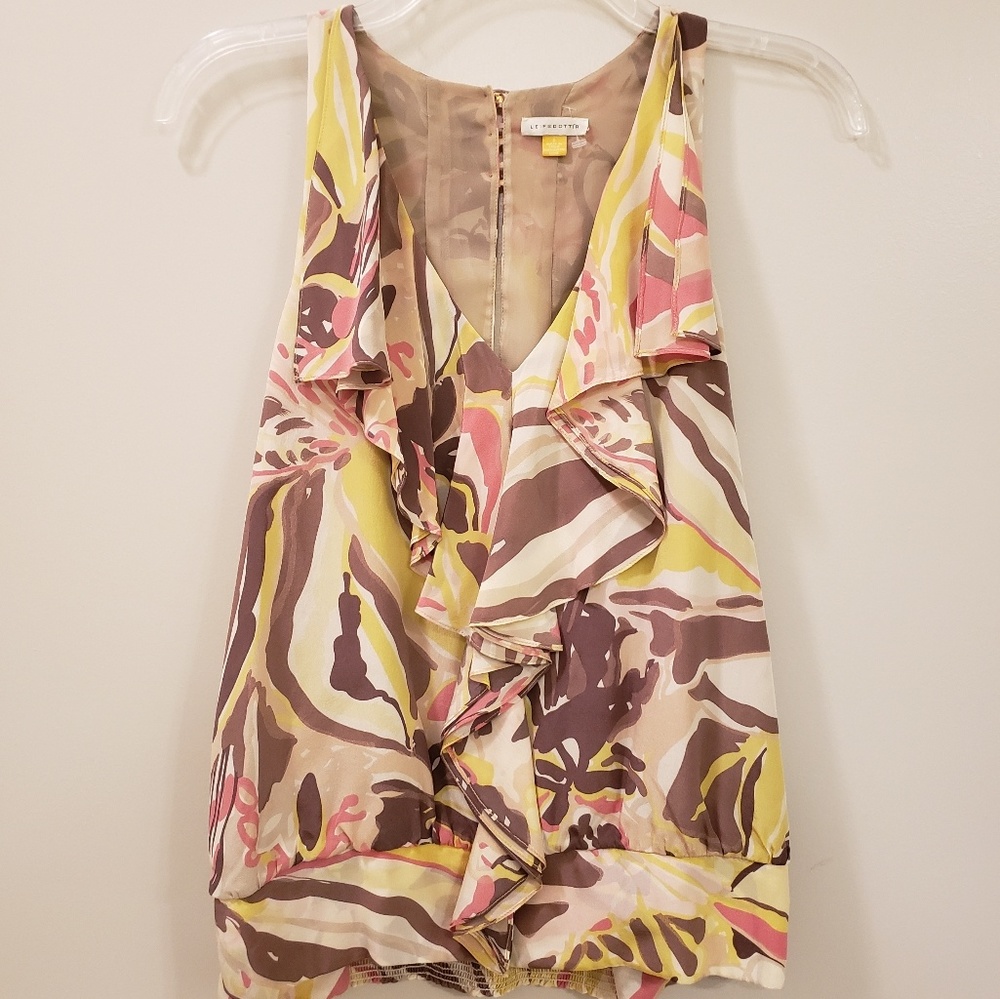 Leifsdottir Sleeveless Silk Shirt Anthropologie